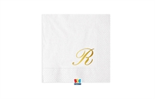 TOVAGLIOLI LETTERA R BIANCO 25X25CM 16PZ