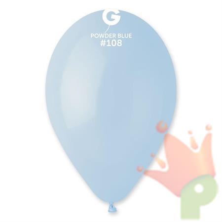 PALLONCINI GEMAR AZZURRO POLVERE 108 12 100PZ