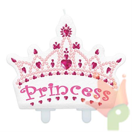 CANDELINA SAGOMATA 11X10CM PRINCIPESSE