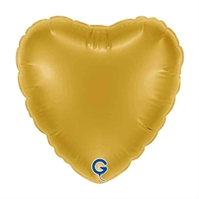 PALLONCINO MYLAR CUORE ORO 45CM