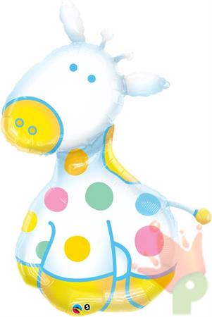 PALLONCINO MYLAR SUPERSHAPE BABY GIRAFFA 121CM