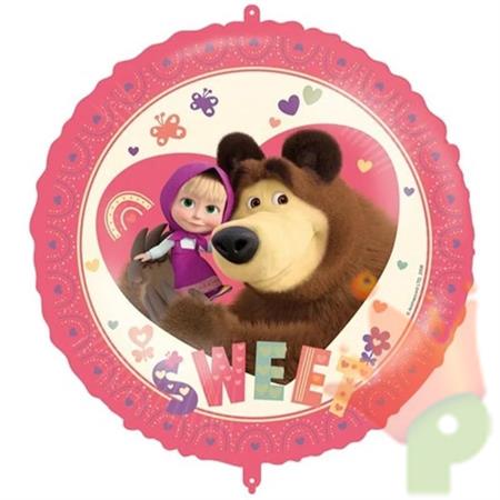 PALLONCINO MYLAR MASHA SWEET HEART 45CM