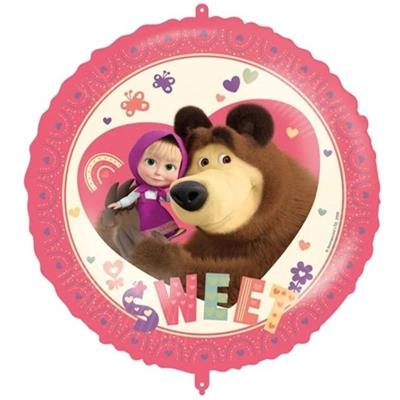 PALLONCINO MYLAR MASHA SWEET HEART 45CM