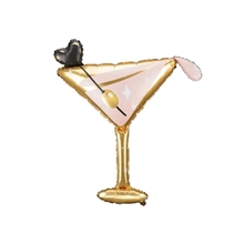 PALLONCINO MYLAR BICCHIERE CALICE MARTINI 126X93CM