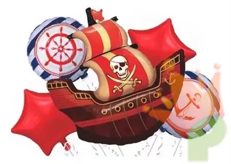 SET PALLONCINI PIRATA 5PZ