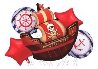 SET PALLONCINI PIRATA 5PZ