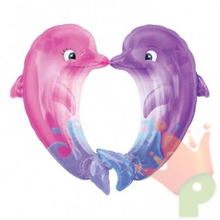 PALLONCINO MYLAR SUPERSHAPE DELFINI