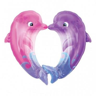 PALLONCINO MYLAR SUPERSHAPE DELFINI