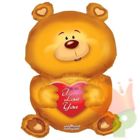 PALLONCINO MYLAR ORSACCHIOTTO I LOVE YOU 36CM