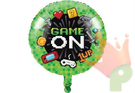 PALLONCINO MYLAR GAME PARTY 45CM