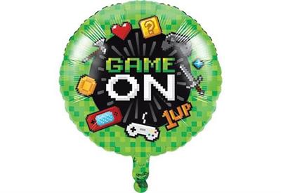 PALLONCINO MYLAR GAME PARTY 45CM