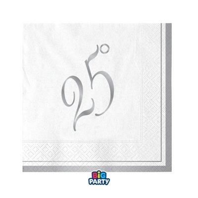 TOVAGLIOLI 25 ANNIVERSARIO 25X25CM 16PZ