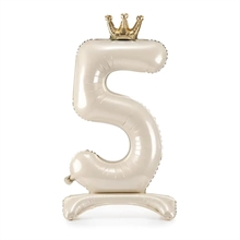 PALLONCINO MYLER NUMERO 5 CREMA 84CM