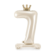 PALLONCINO MYLER NUMERO 7 CREMA 84CM