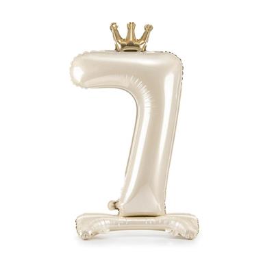PALLONCINO MYLER NUMERO 7 CREMA 84CM