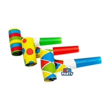 TROMBETTE A LINGUA DI SUOCERA MULTICOLORE 6PZ