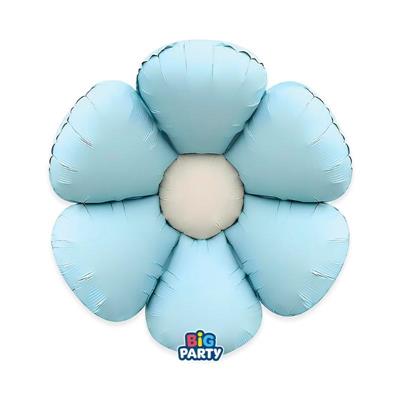 PALLONCINO MYLAR FLOWER BLU 47,5X59,5CM