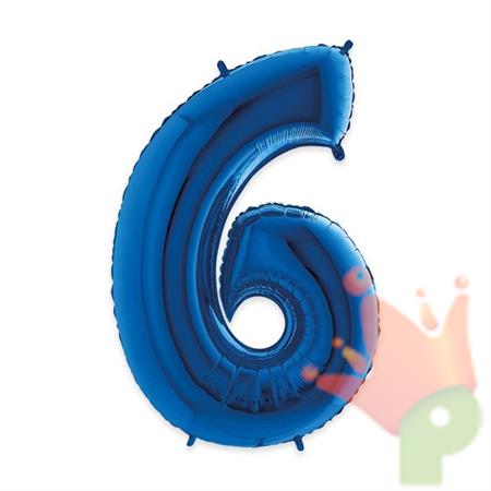 PALLONCINO MYLER NUMERO 6 BLU 100CM