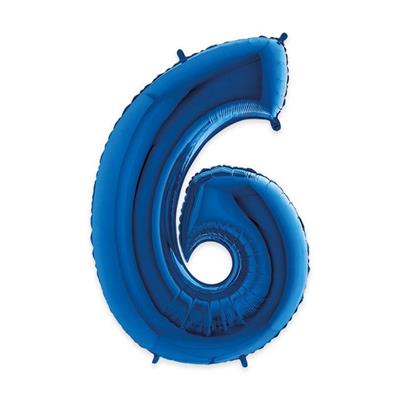 PALLONCINO MYLER NUMERO 6 BLU 100CM