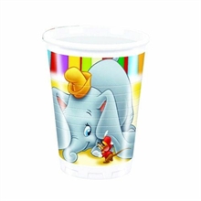 Bicchieri Plastica 200cc Dumbo 10pz