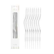 CANDELINE CURLY ARGENTO 12.5 CM