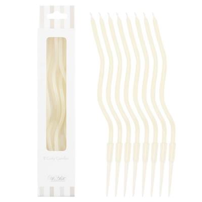 CANDELINE CURLY 8PZ AVORIO 12.5CM