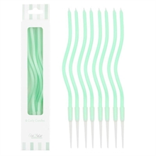 CANDELINE CURLY 8PZ MENTA 12.5CM