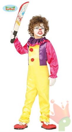 COSTUME PAGLIACCIO MALEFICO TG. 10-12 ANNI