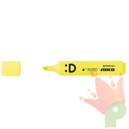EVIDENZIATORE TRATTO VIDEO EMOTION GIALLO FELICE