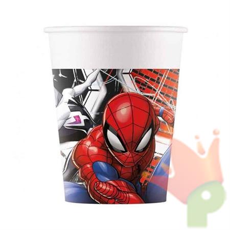 BICCHIERI SPIDERMAN 8PZ