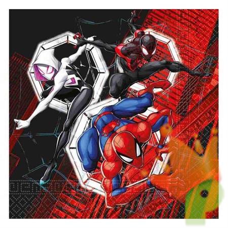 TOVAGLIOLI SPIDERMAN 33X33CM 20PZ