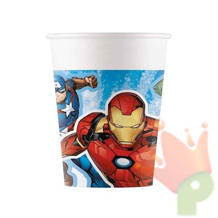 BICCHIERI AVANGERS EVERGREEN 8PZ