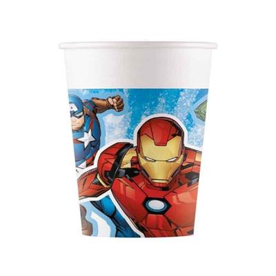 BICCHIERI AVANGERS EVERGREEN 8PZ