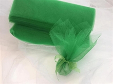 VELO ORGANZA QUADRATO VERDE 24CM 50PZ