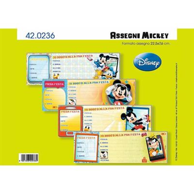 BIGLIETTI INVITI TOPOLINO 15PZ