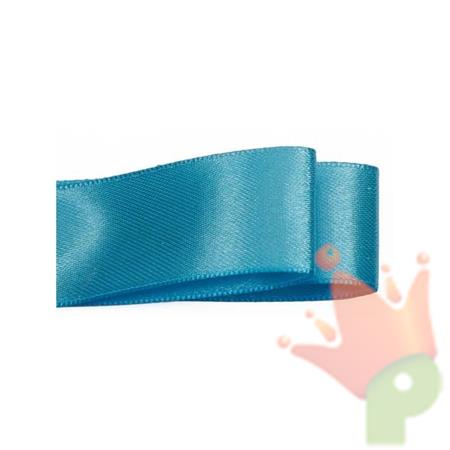 NASTRO DOPPIO RASO TURCHESE 15X50MT