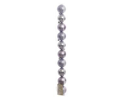 PALLINE PER ALBERO IN TUBO 10 PZ  dia6cm
