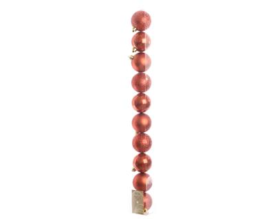 PALLINE PER ALBERO IN TUBO 10 PZ dia6cm
