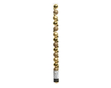 PALLINE PER ALBERO 30MM ORO 15 PZ IN TUBO