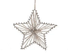 DECORAZIONE PENDENTE STELLA NATURALE DIA 15
