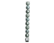 PALLINE PER ALBERO 60MM VERDE TIFFANY 10 PZ IN TUBO