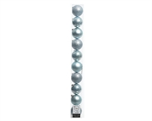 PALLINE PER ALBERO 60MM AZZURRO 10 PZ IN TUBO