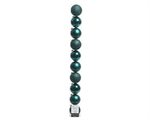 PALLINE PER ALBERO 60MM VERDE SMERALDO 10 PZ IN TUBO