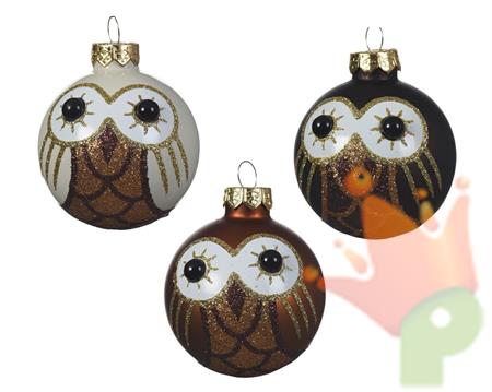 PALLINE NATALIZIE 6CM DECORAZIONE ASSORTITA