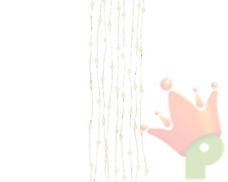 CATENA LUMINOSA 80CM 60 MICRO LED LUCE CALDA