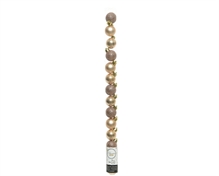 PALLINE AVORIO PER ALBERO 3 CM BOX DA 14 PZ