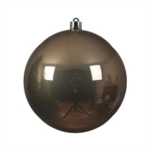 PALLINA PER ALBERO 14 CM MARRONE CASHMERE