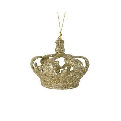 PENDENTE CORONA ORO 8X8 CM
