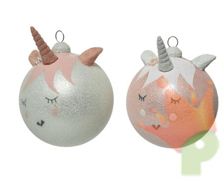PALLINA UNICORNO 8 CM 2 COLORI ASSORTITI