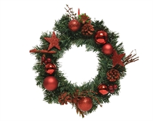 FUORIPORTA 30CM CON PALLINE ROSSE